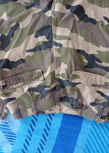 38 Beden haki Renk Kadın Haki Kamuflaj Midi Kumaş Pantolon