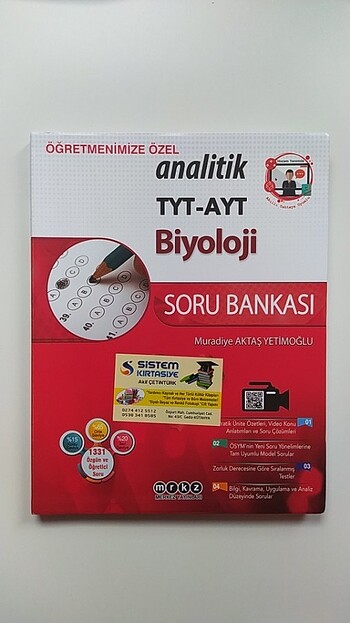 TYT AYT BIYOLOJI TEST KITABI 