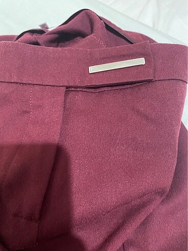 Bordo cigaratte pantolon - Görsel 5