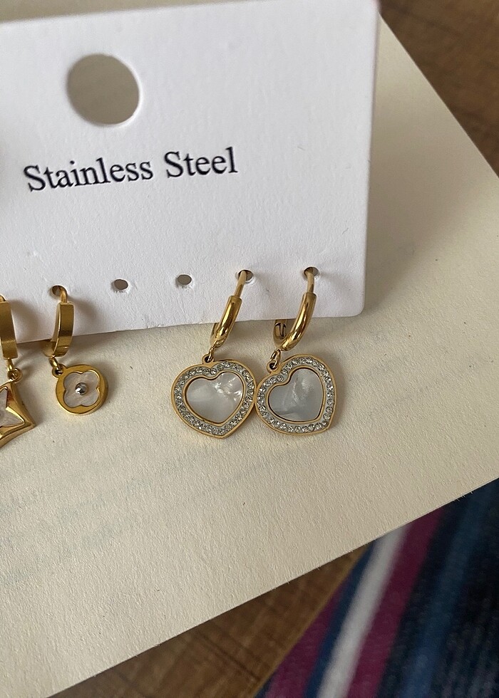 Çelik küpe - Görsel 2