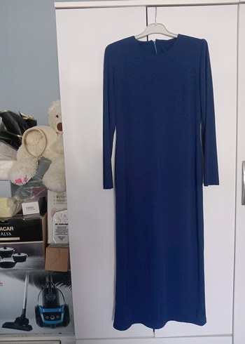 Diger Lacivert Kadın Uzun Kollu Elbise - Görsel 2