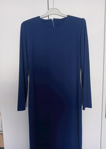 Diger Lacivert Kadın Uzun Kollu Elbise - Görsel 4