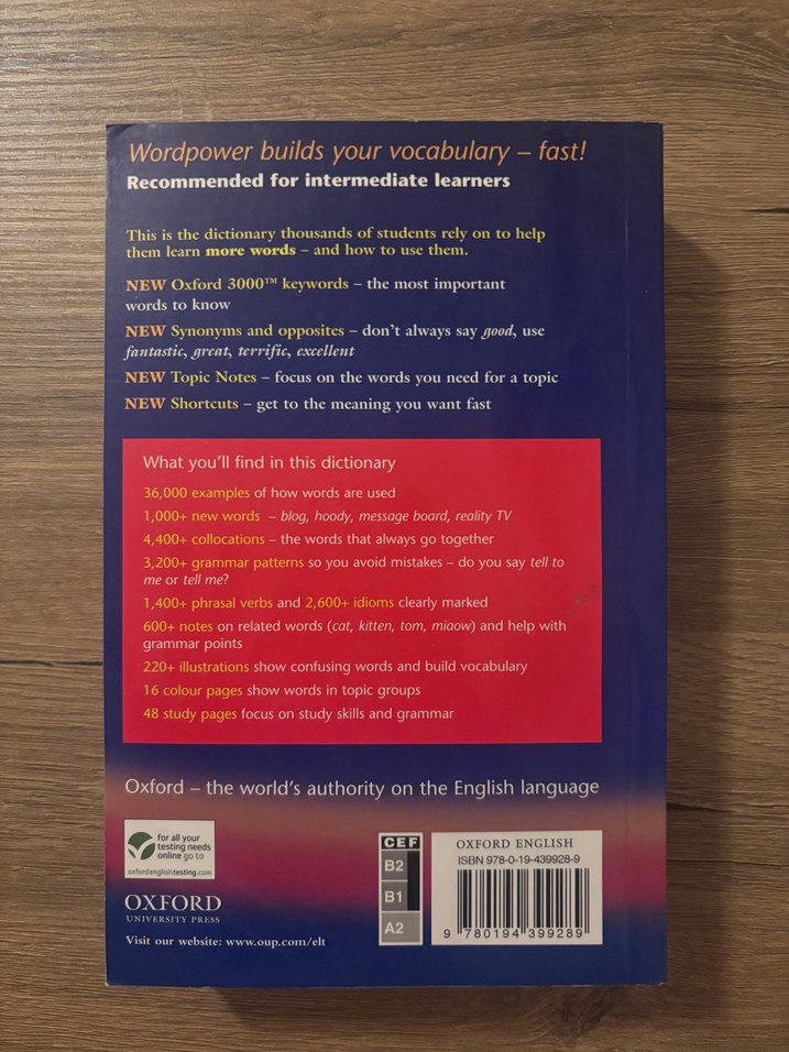 Oxford Wordpower Sözlüğü 3. Baskı - Görsel 2