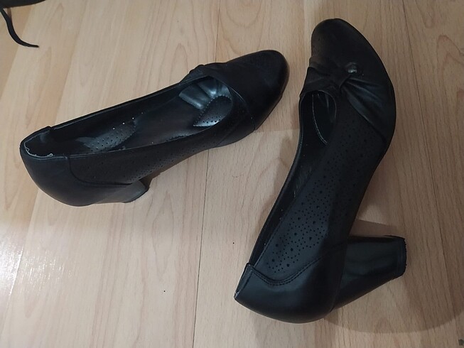36 Beden Siyah kadın topuklu ayakkabı