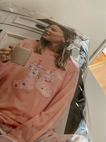 l Beden Bayan pijama takımı