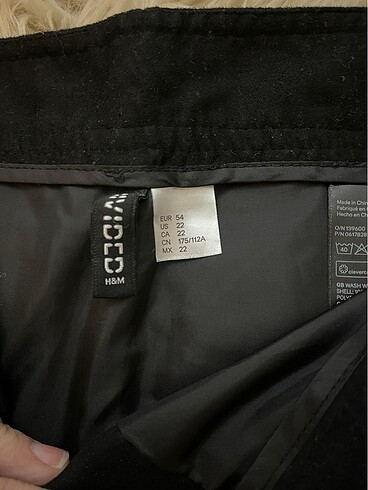 52 Beden siyah Renk H&M siyah çıtçıtlı çan etek
