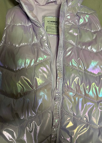 Parlak kız çocuk yelek - Görsel 2