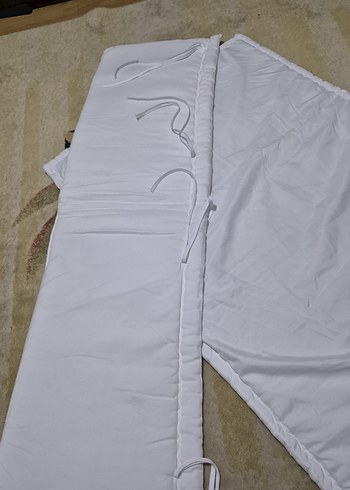 Nakışlı Beyaz  Bebek Uyku Seti - Görsel 3