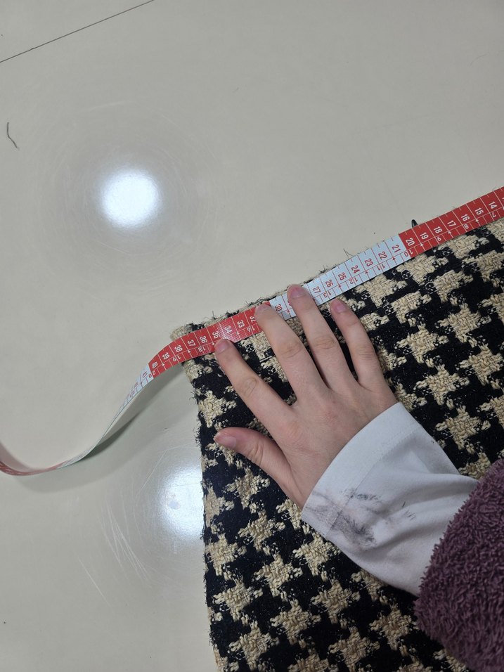 Ekose Desenli Kemerli Mini Etek - Görsel 4