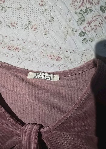 Uzun Kollu V Yaka Kadın Bluz - Görsel 4