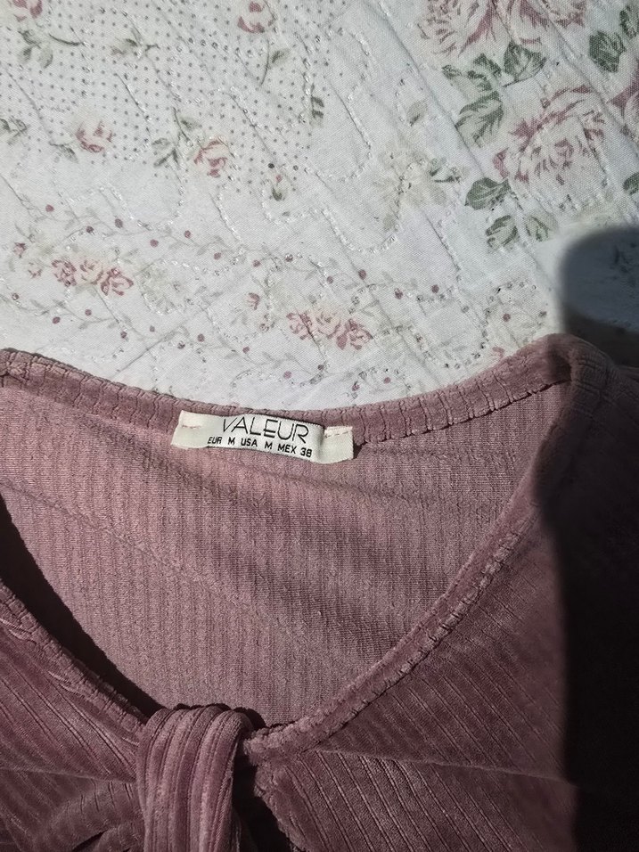 Uzun Kollu V Yaka Kadın Bluz - Görsel 4