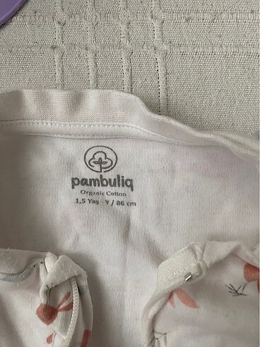 Diğer Pambulid oragnic cotton fermuarlı tulum 1,5 yaş