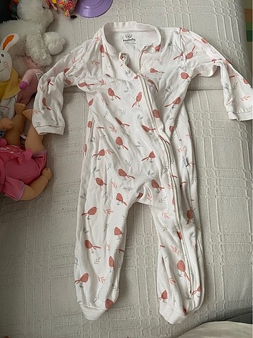 1,5 Yaş Beden Pambulid oragnic cotton fermuarlı tulum 1,5 yaş