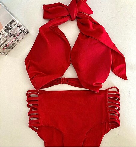 Miorre kırmızı vintage bikini