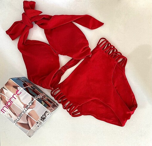 Miorre Miorre kırmızı vintage bikini