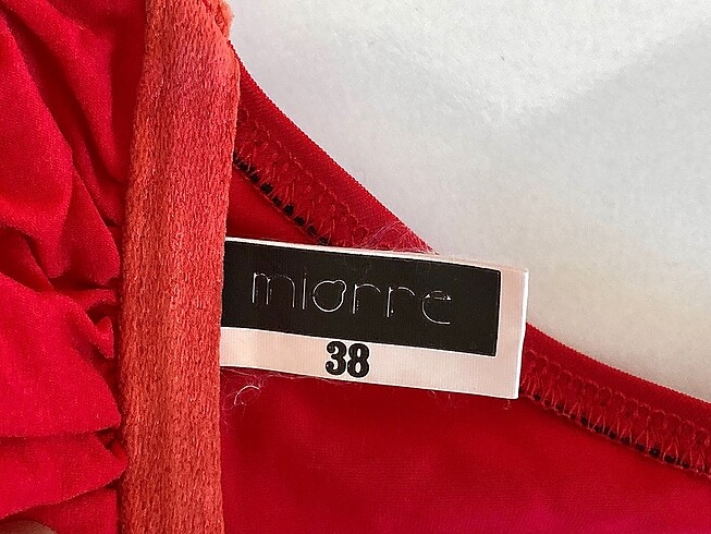 m Beden kırmızı Renk Miorre kırmızı vintage bikini