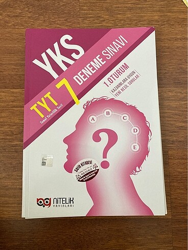 Nitelik Yayınları Tyt Deneme sınavı