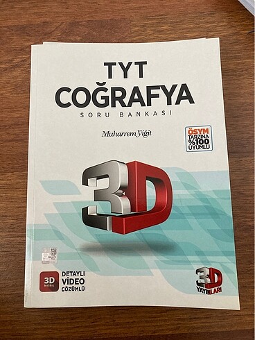 3D yayınları tyt coğrafya soru bankası