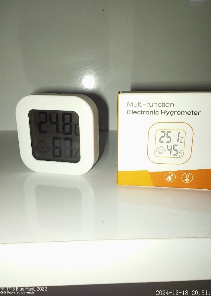 Çocuk oda termometresi ve nem ölçer - Görsel 3