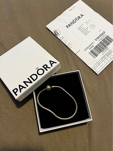 Pandora Gold Bileklik