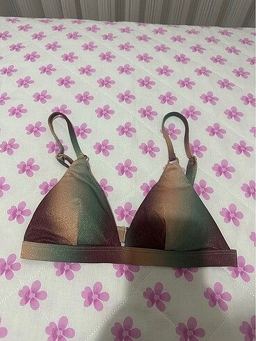 Simli Bikini Üstü