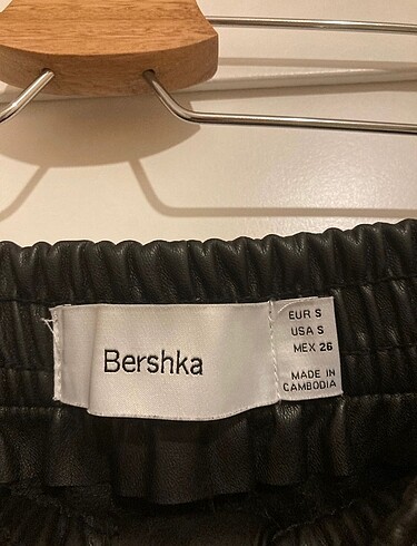 Bershka Bershka deri pantolon