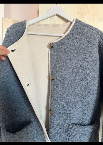 Kadın Peluş Midi Kış Ceketi - Görsel 3