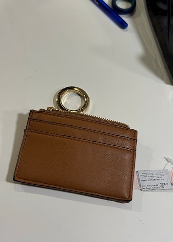 Kahverengi Deri Kadın Cüzdanı Fermuarlı - Görsel 2
