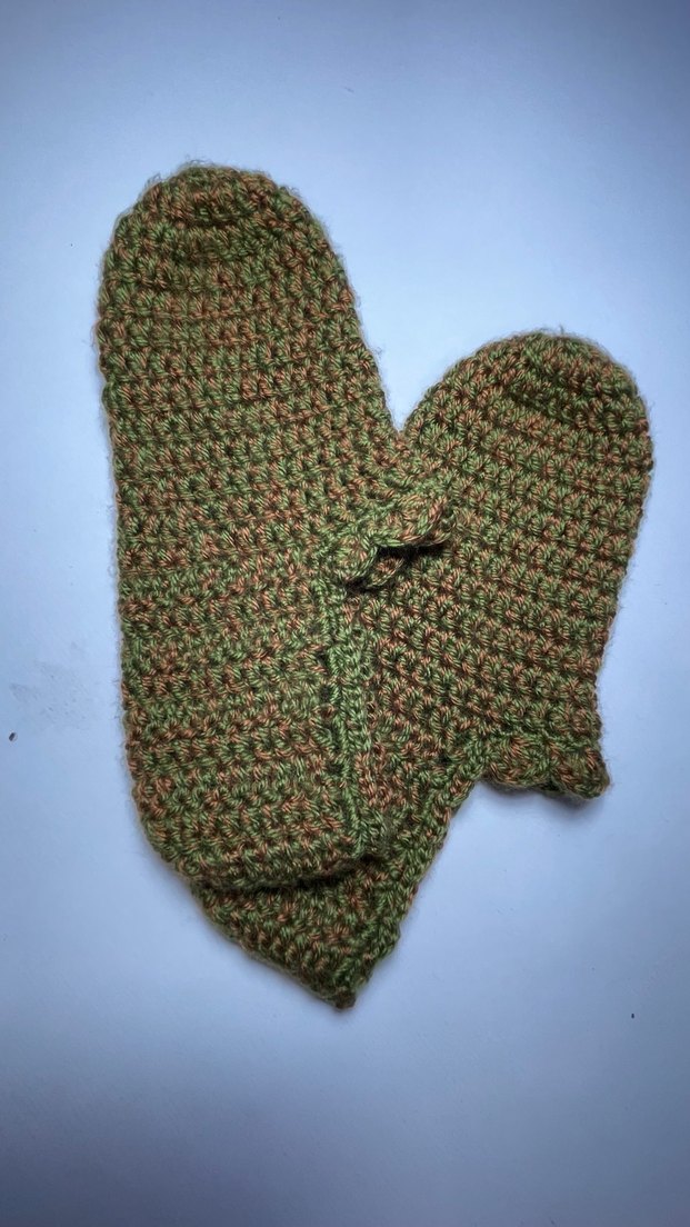 Erkek & Kadın & Çocuk Örgü Ev Terliği Yeşil - Görsel 4