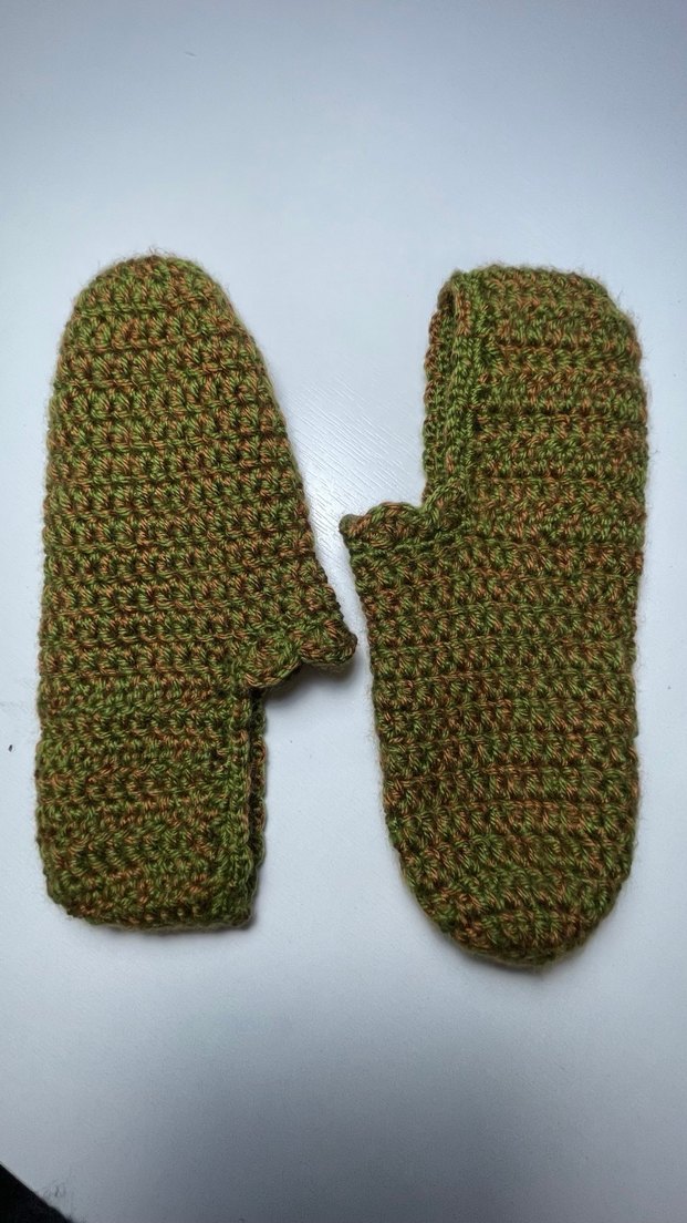 Erkek & Kadın & Çocuk Örgü Ev Terliği Yeşil - Görsel 2