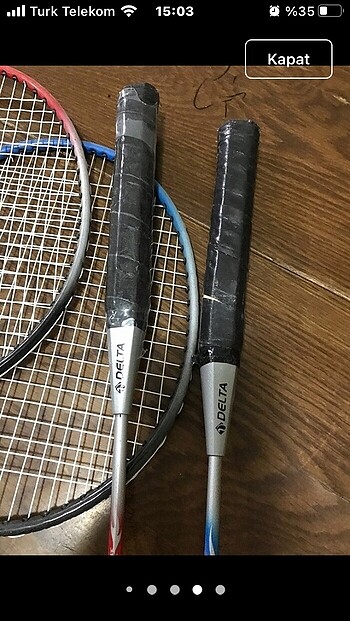  Beden Renk Badminton Raket Seti