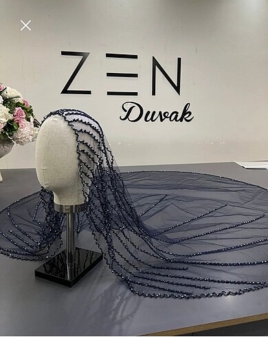 Zen Lacivert duvak
