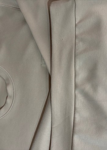 EA7 Logolu Bej Erkek Oversize Sweatshirt - Görsel 6