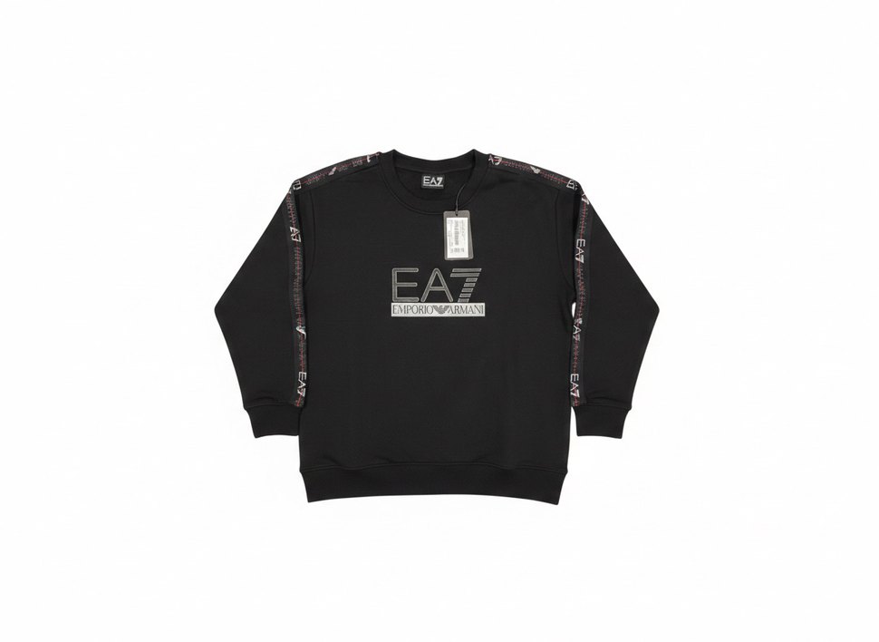EA7 Siyah Erkek Sweatshirt - Görsel 2