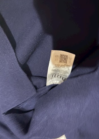 Orjinal ami Uzun Kollu Lacivert Polo Tişört - Görsel 4