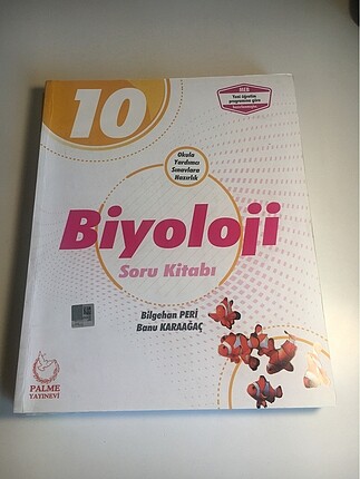 10.Sınıf Palme Biyoloji Kimya Test Kitabı