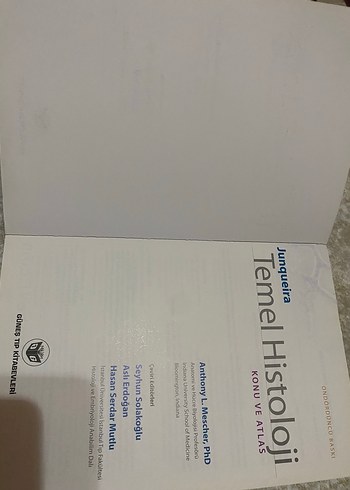 Junqueira Temel Histoloji Konu ve Atlas Kitabı