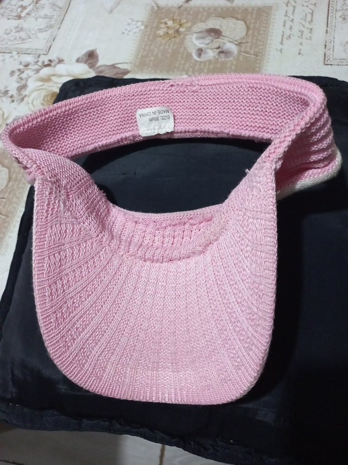 Diger Pembe Örgü Kadın Şapka - Görsel 3