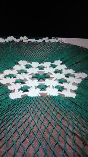 El emeği yuvarlak masa örtüsu - Görsel 3