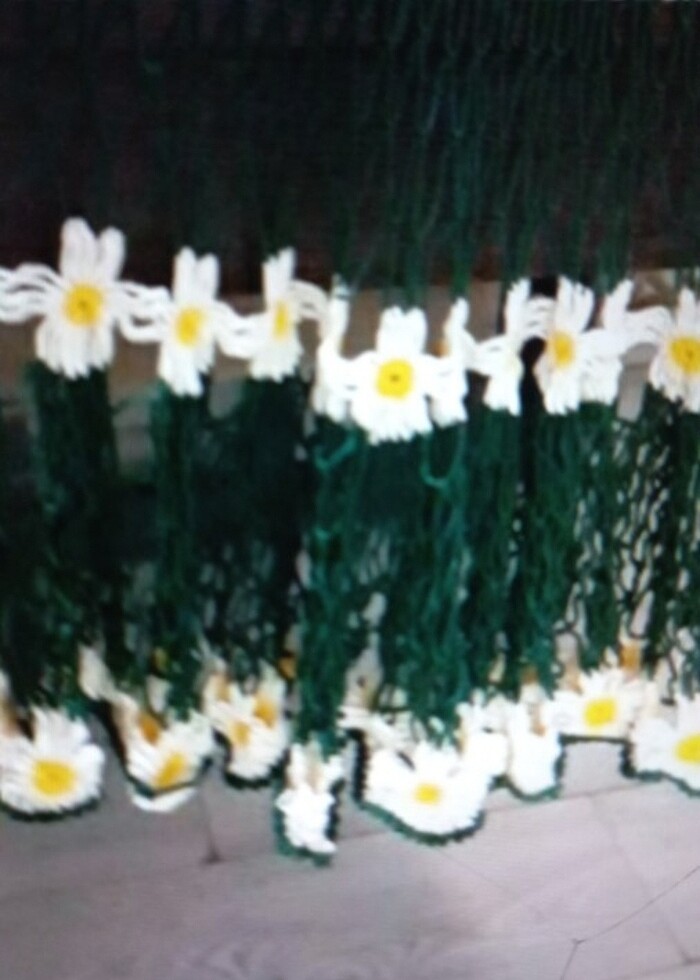 El emeği yuvarlak masa örtüsu - Görsel 5