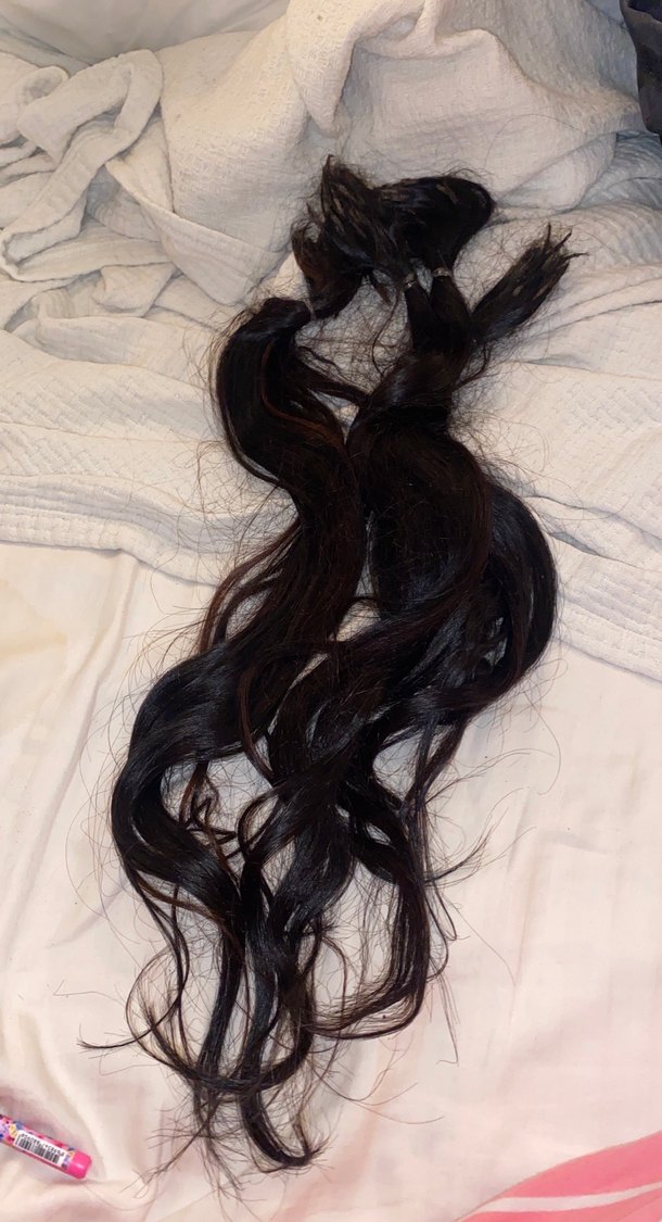 Kahverengi Püsküllü Kadın Saç Aksesuarı - Görsel 2