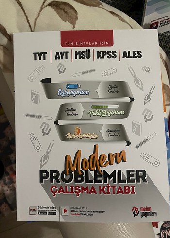 Metin Yayınları Modern Problemler Çalışma Kitabı - Tüm Sınavlar