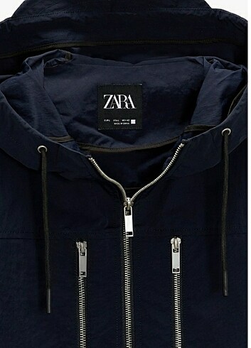 s Beden lacivert Renk Zara Erkek Parka 