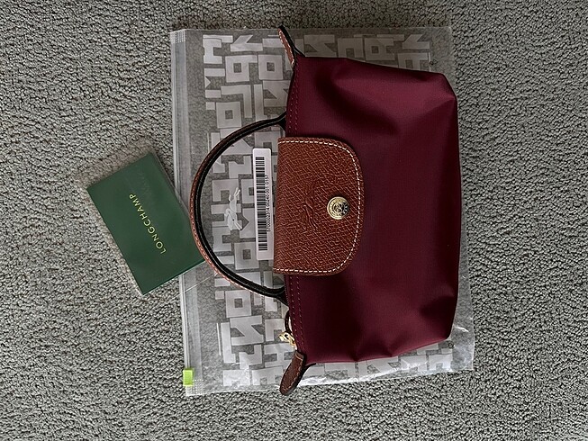 Longchamp Longchamp xs pouch burgundy bordo