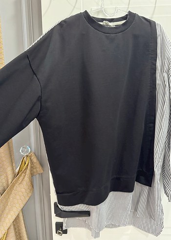 Kadın Siyah Pilili Rahat Kumaş Pantolon - Görsel 3