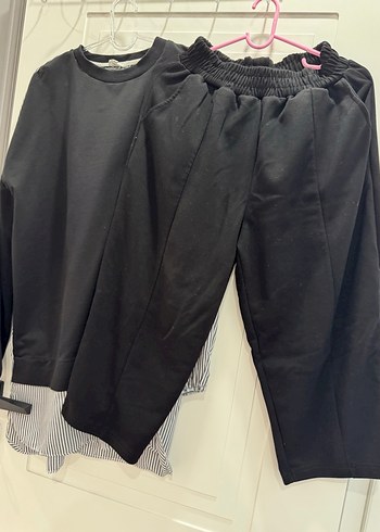 Kadın Siyah Pilili Rahat Kumaş Pantolon - Görsel 4