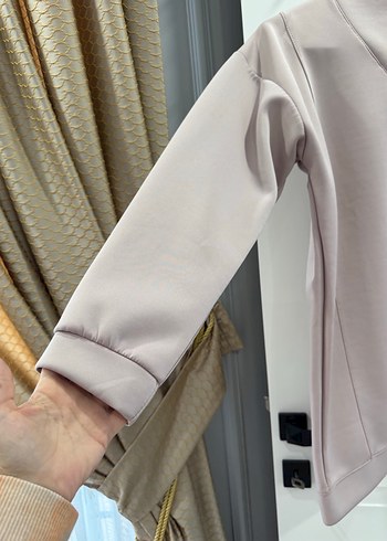 V Yaka Bej Kadın Eşofman Takımı - Görsel 4