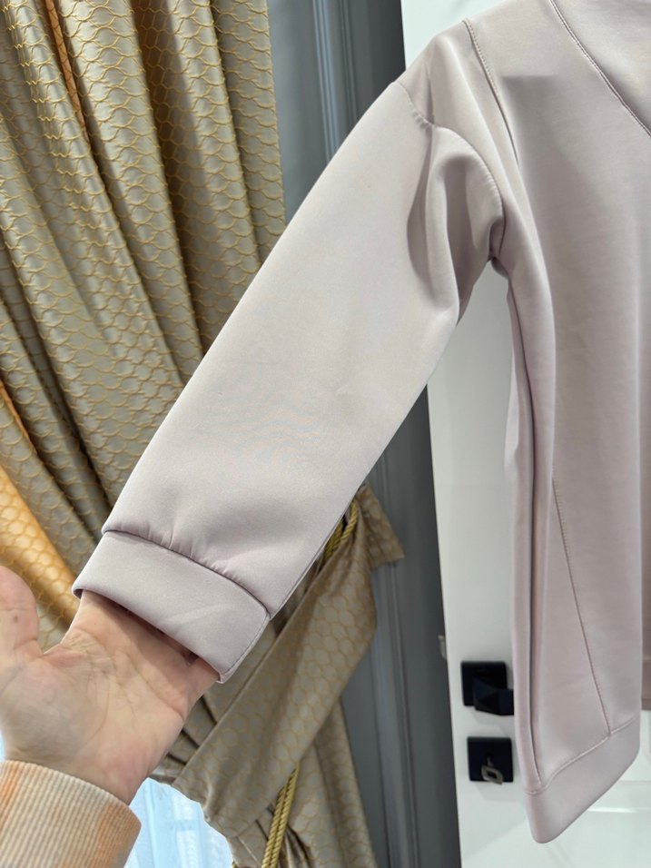 V Yaka Bej Kadın Eşofman Takımı - Görsel 4