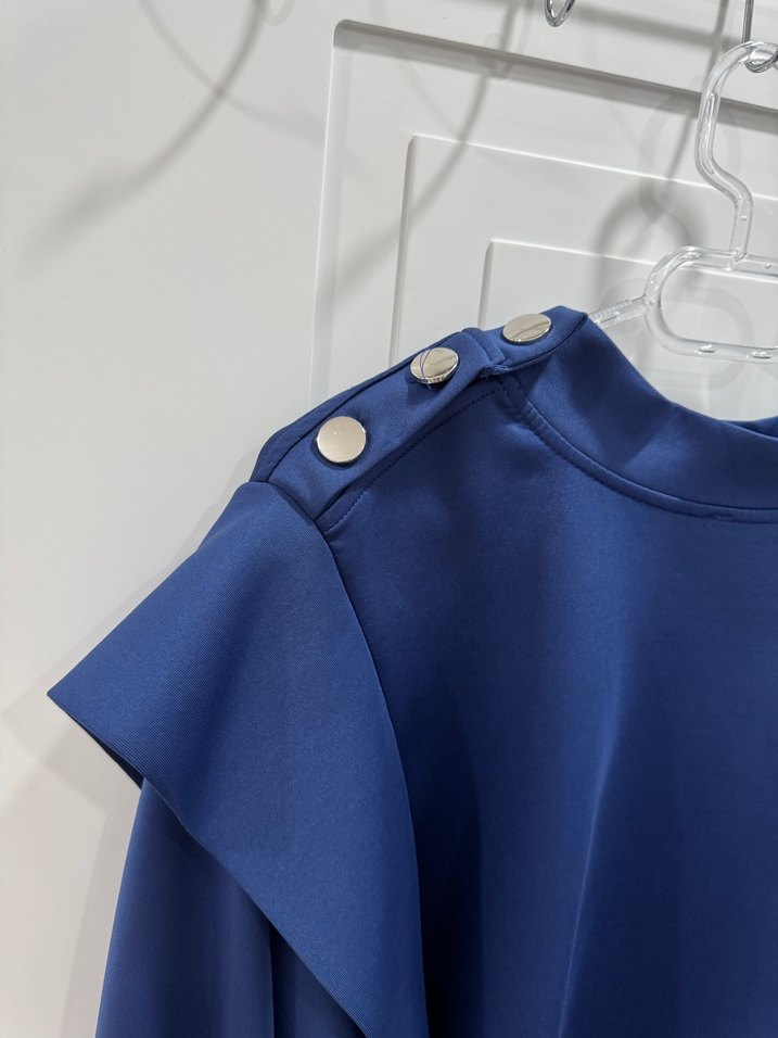 Uzun Kollu, Fırfırlı Mavi ıkılı takım - Görsel 2