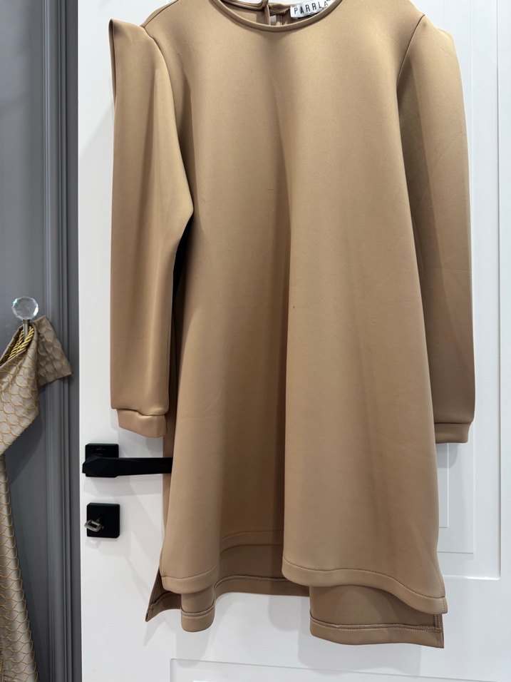 Bej Mini Kadın Takım Elbise - Görsel 4